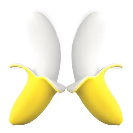 Female Masturbation USB Rechargeable Silicone Banana Shape Dildo G Spot Stimulator Banana Vibrator