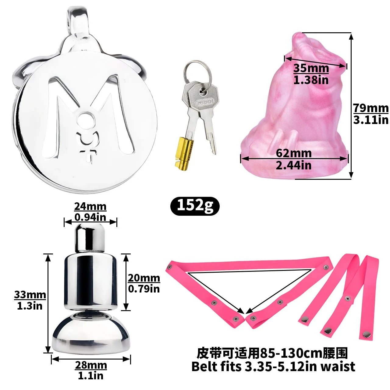 Strap on Dildo Chastity Cage Belt,Male Negative Chastity Cage with Silicone Dildo,flat Chastity Cage,sissy Chastity Cage