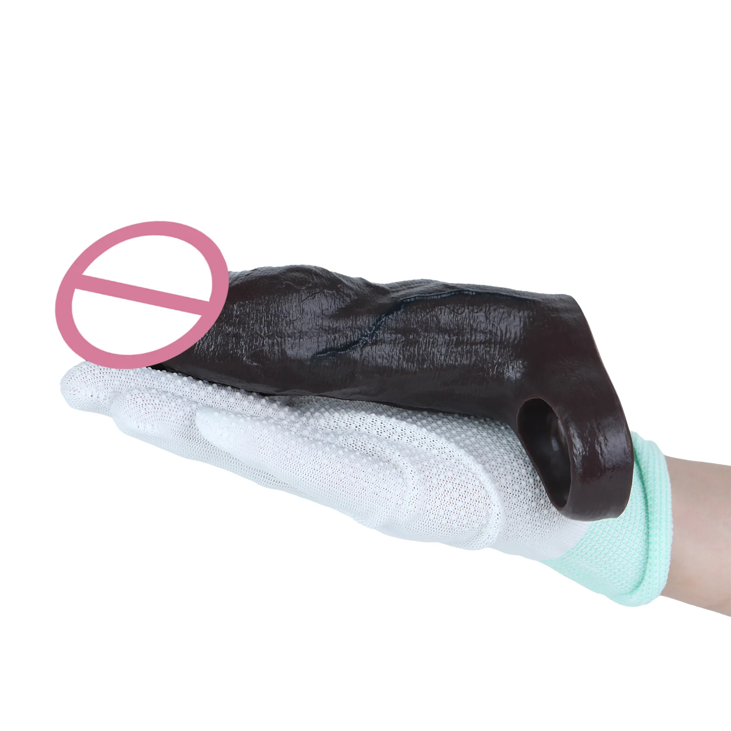 Silicone Cock Ring Penis Enlargement Sleeve Sex Toy Black Realistic Dildo Sheath Cock Enlarge Sheath for Couples