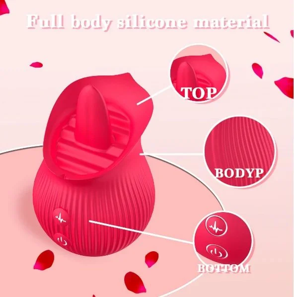 Rose Sex Toy Vibrator for Woman Clitoral Stimulator Nipple Sucker Sucking Rose Vibrator