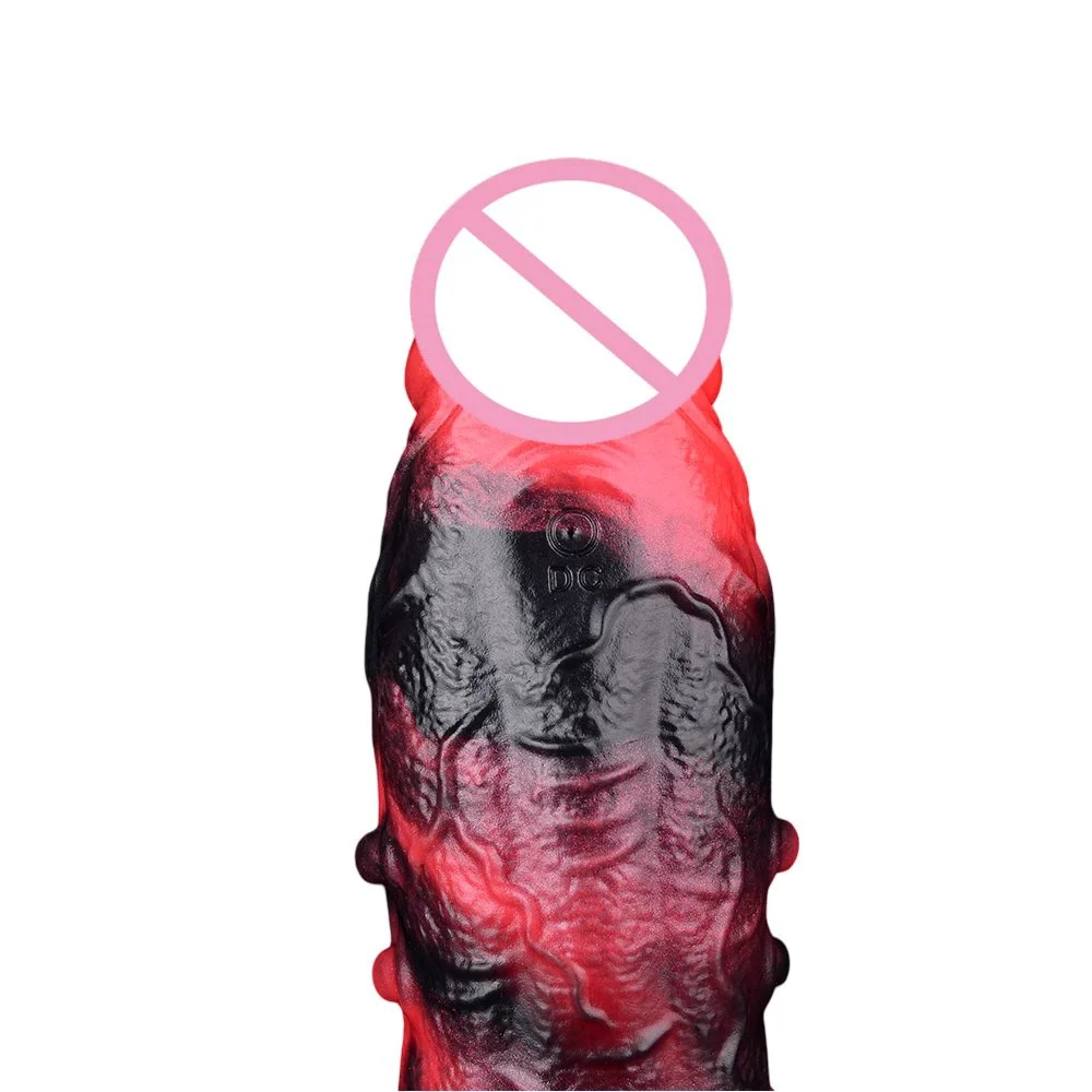 Reusable Vibration Penis Sleeve Fantasy Cock Ring Extender Ultra-Soft Cock Sleeves Penis Enlarger for Man