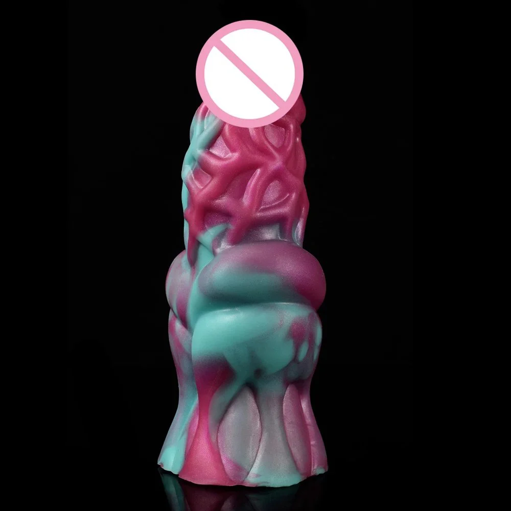 Realistic Adult Sex Toys Rubber Soft Dildo for Unisex Plastic Artificial Silicone Penis Dildo Cover