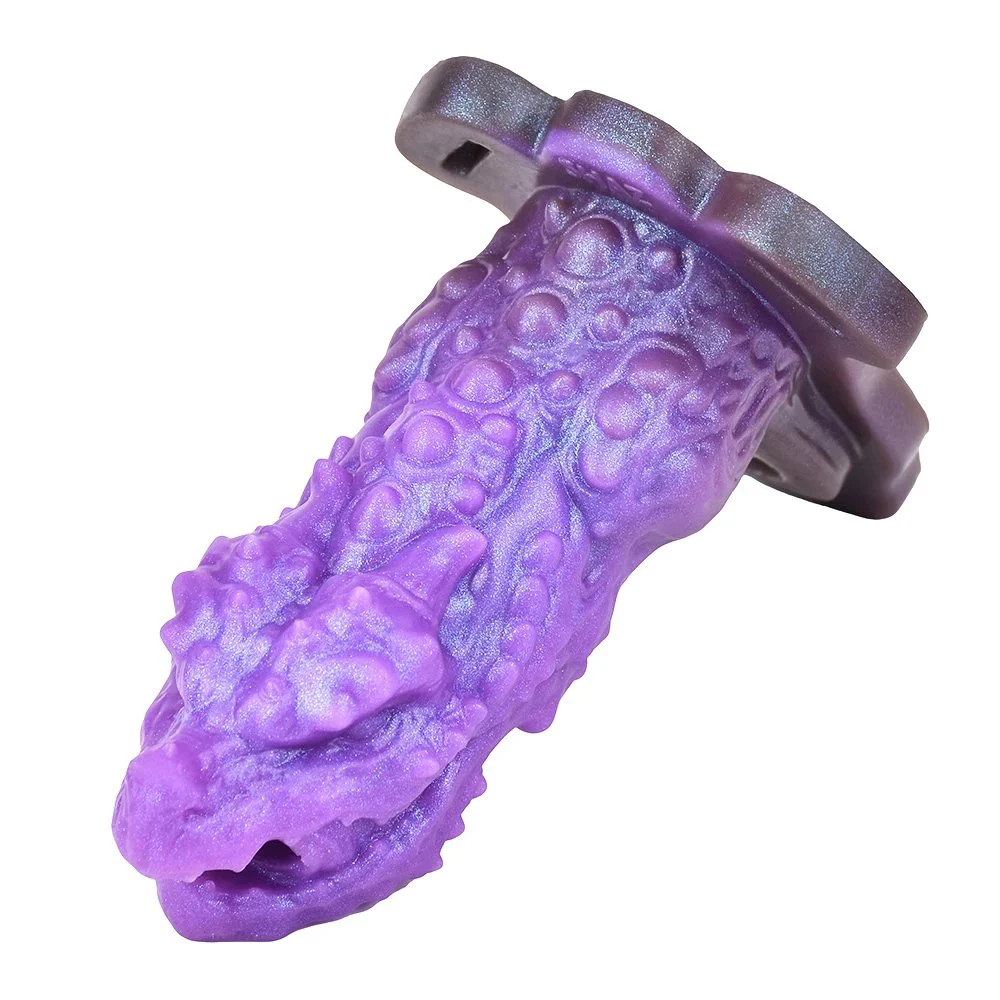 The Opening Design of the Dildo Sleeve Can Be Firmly Fixed on the Penis Effective Enlargement and Extension of the Suitable