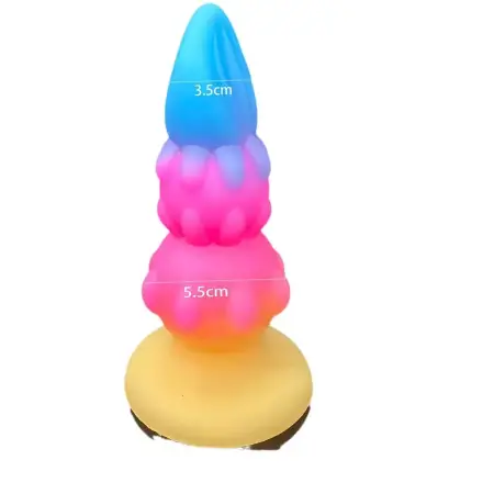 Special-shaped Waterproof Eco-Friendly Anal Plug Masturbation Device for Men and Women