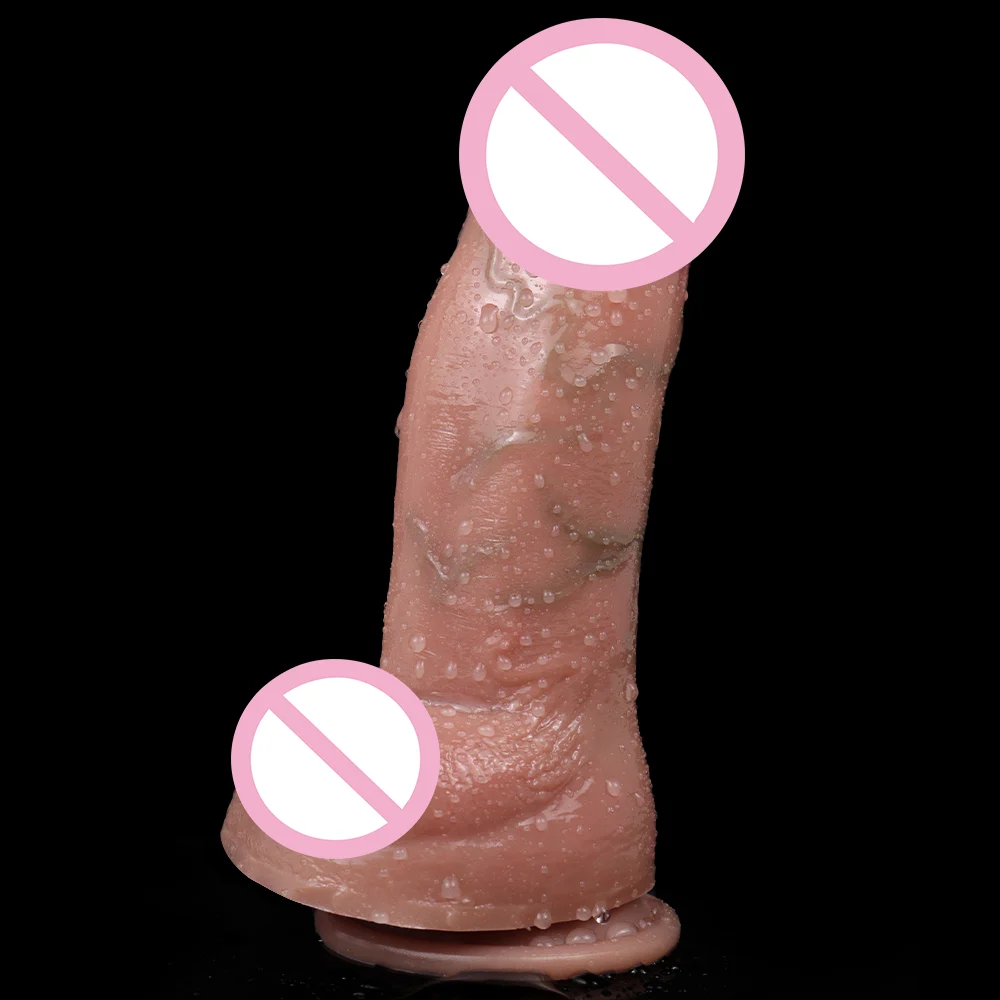 Realistic Penis Thickening Lengthening Reusable Condom Adult Silicone Sex Toys for Men Adult Sexual Pleasuring Couple Sex