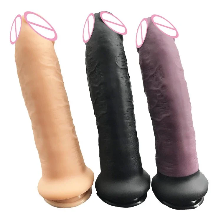 28.5cm 11.22 Thick Dia 5.8cm Soft Silicone Anal Plug Sex Toys Lifelike Flexible Realistic Silicone Huge Dildo for Women
