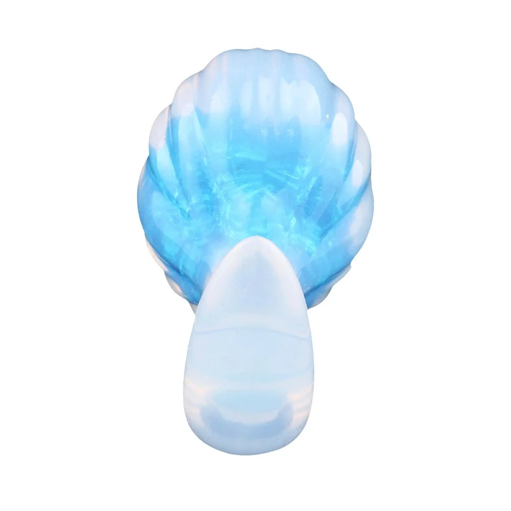 Soft Jellyfish-Inspired Anal Plug for Male Transparent Silicone G-Spot Toy with Ejaculation Delay