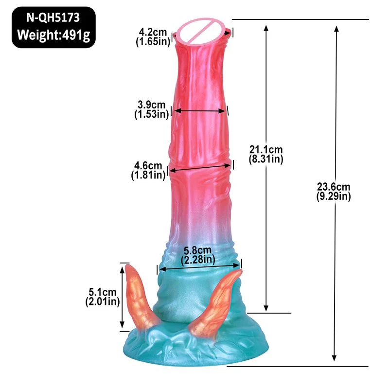 Three Color Options for Erotic Fantasy Dildos for Adult Men and Women Soft Experience Realistic Dildo with Suction Cups