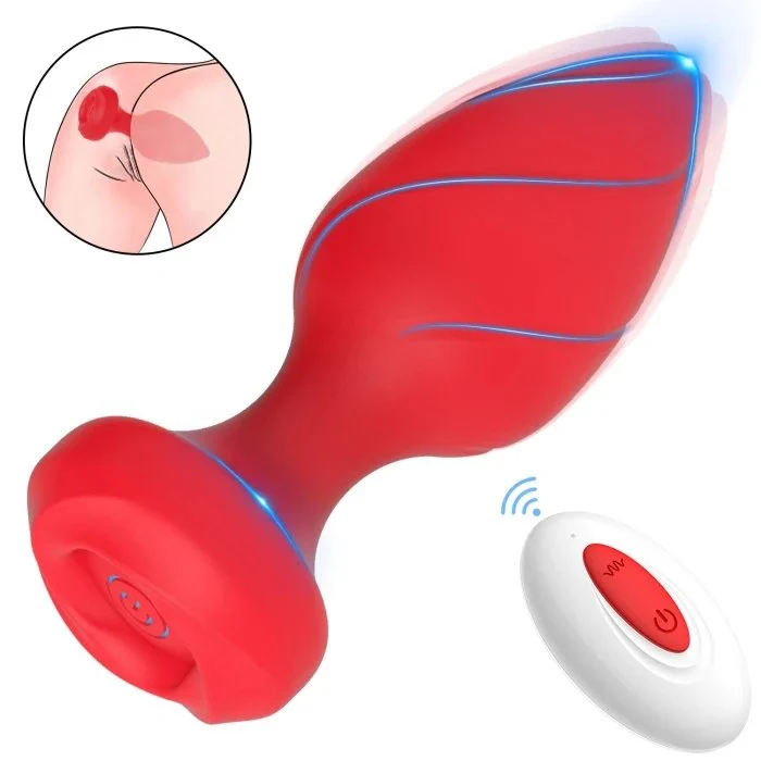 New Design Remote Control 10 Frequency Silicone Anal Plug Vibrator for Adult Men & Women Prostate Massage Sex Toys