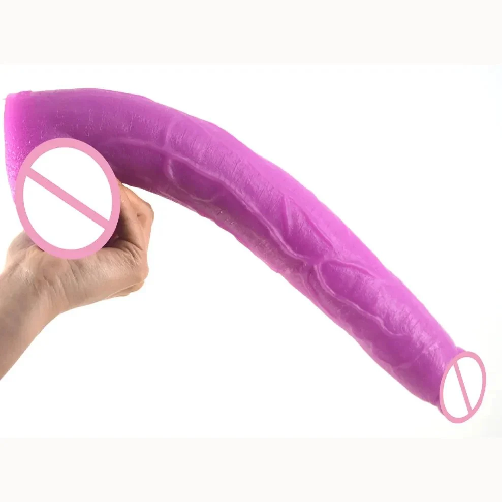15.5 Inch PVC Material Realistic Dildo Sex Toys Super Long Penis Huge Hard PVC Dildo Suction Cup for Women Gay Men