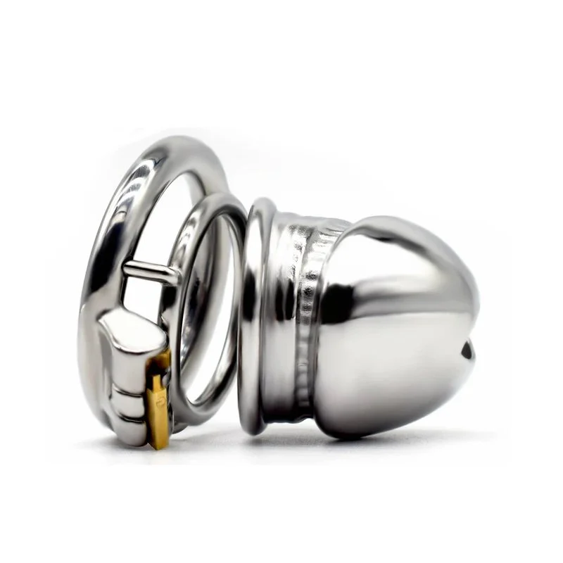 Total High 80mm 304 Stainless Steel Sex Shop Toy Adult Man Sex Toy Chastity Device for Men Bondage Gear for Male