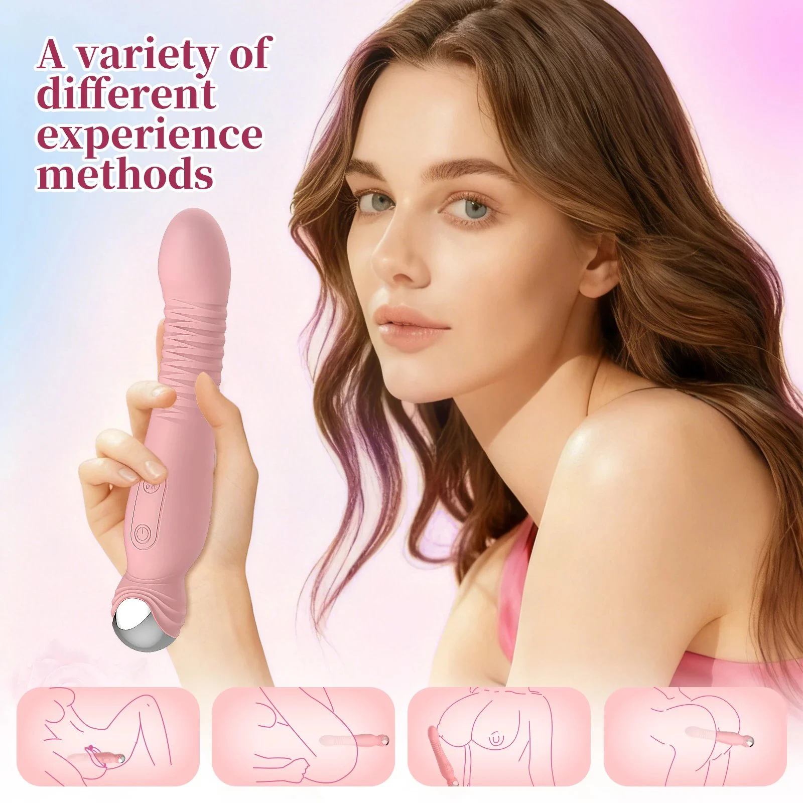 AV Stick Female Massager G-Spot Dildo Vibrator Stimulating Sex Toy for Women Vibrator