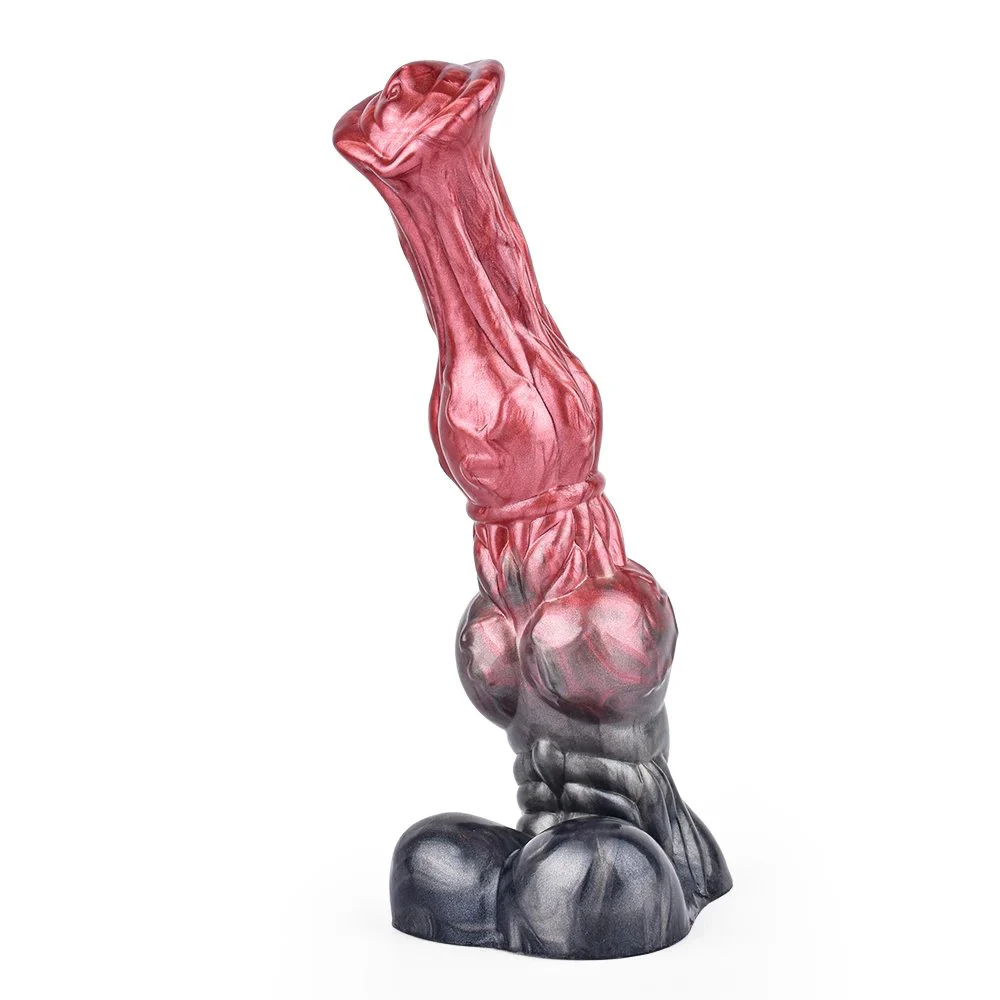 Super Soft Horse Dildo 10.2 Inch Long Animal Dildo Strong Suction Cup Hand-Free Huge Cock Adult Sex Toys Large Dick for Men Women