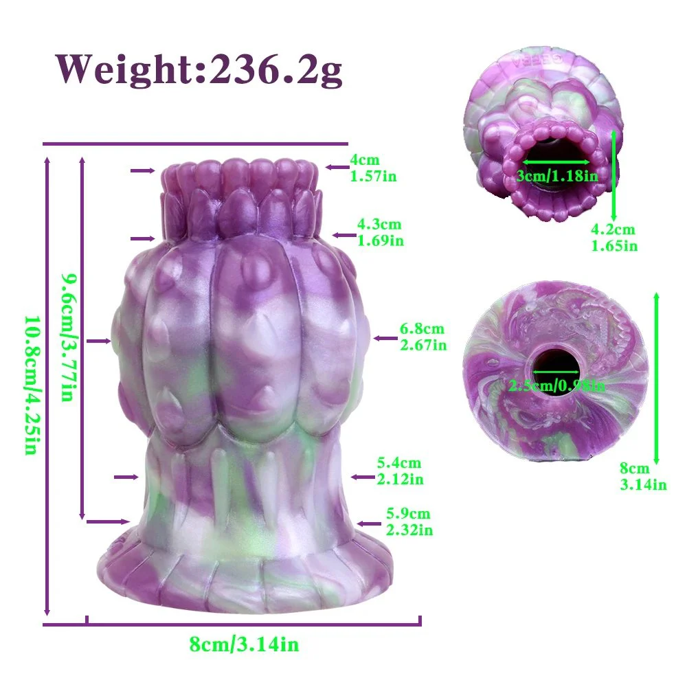 Silicone Male Penis Stroker Fantasy Masturbator Hollow Anal Plug Tunnels Butt Plug Anal Expanding Gay Masturbator
