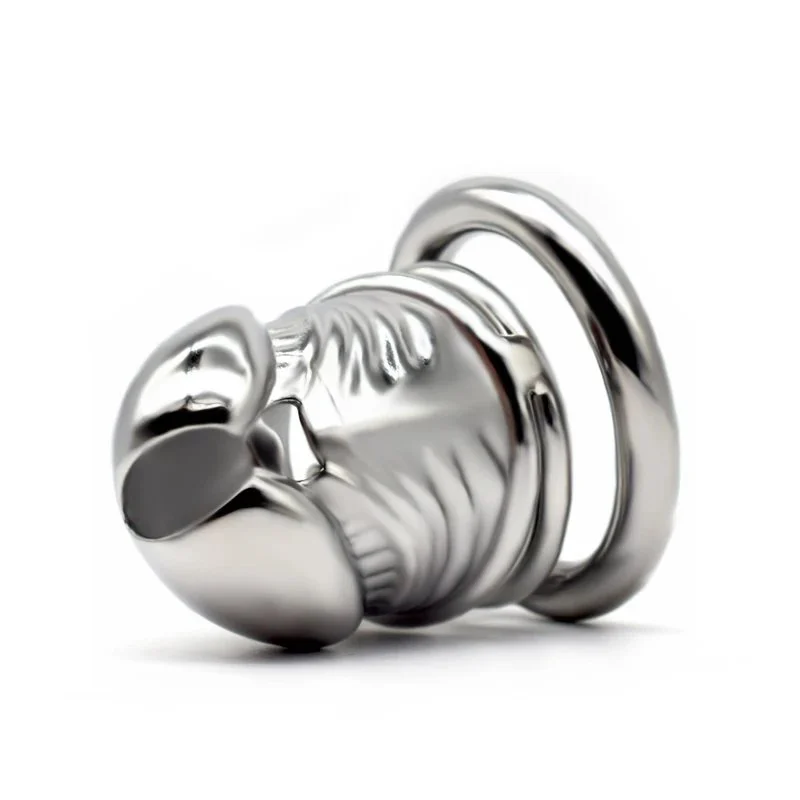 Total High 80mm 304 Stainless Steel Sex Shop Toy Adult Man Sex Toy Chastity Device for Men Bondage Gear for Male