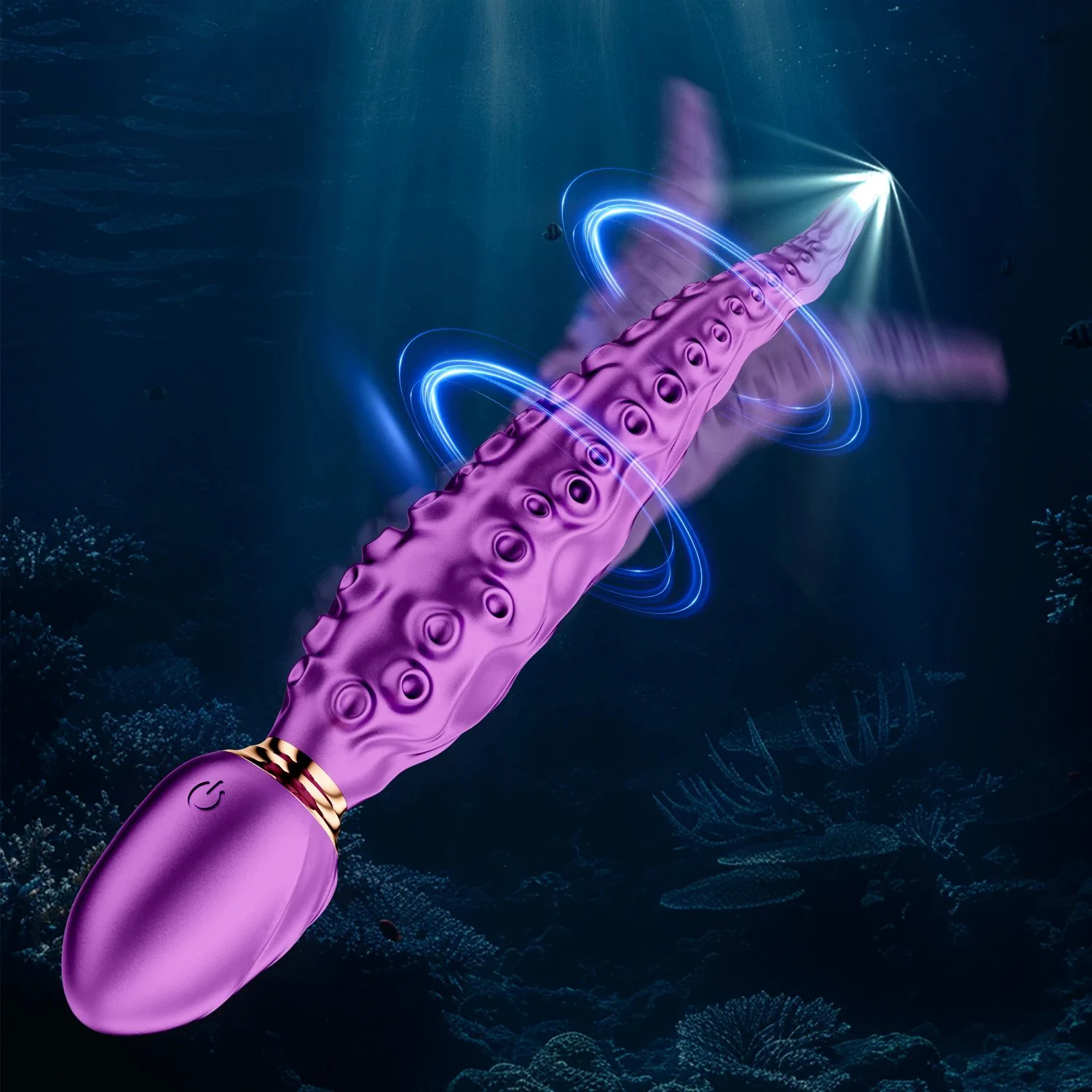 Octopus Wand Vibrator Realistic Dildo and Vibrator Toy Octopus Massager Clitoris Stimulator G-Spot Vibrator for Women