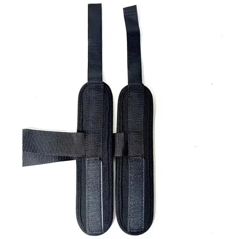 Adult Sex Bondage Kit Bed Restraints Set with Handcuffs Neck to Thigh Ankle Adjustable Leg Straps Handcuffs for Couples