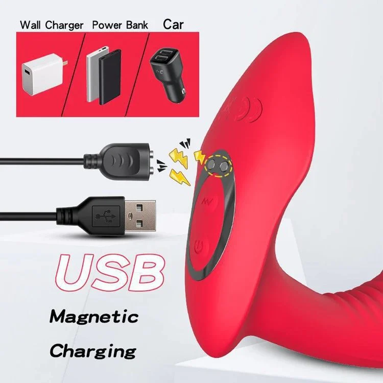 APP Wireless Remote Control 2 Motor Clitoral Stimulator Butterflies Wearable Vibrator for Women Anal Plug Massager