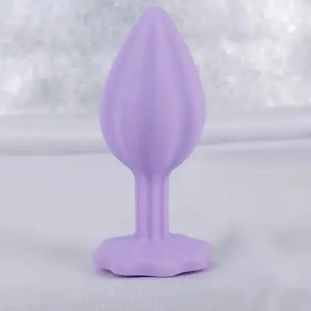 Purple plum Blossom Silicone Posterior Vestibular Anal Plug Adult Sex Toy Anal Butt Plug Sex Toys