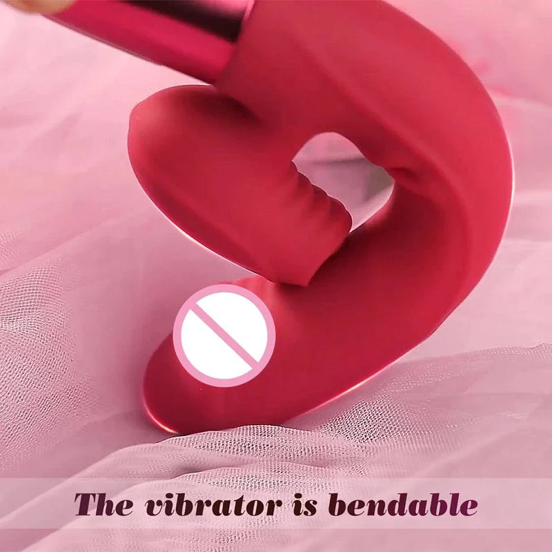 Female Masturbation 7 Modes Clitoral Stimulator Tongue Licking G Spot Fox Vibrator Dildo