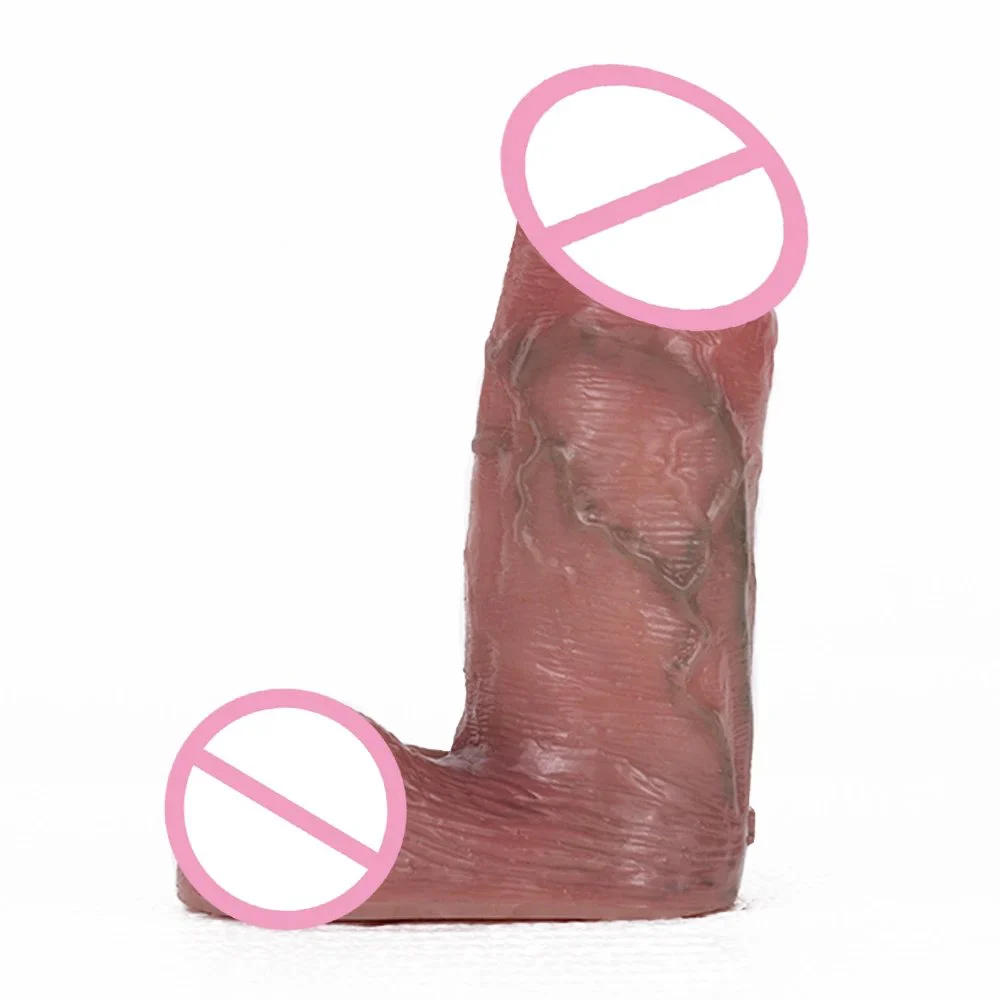 Penis Sleeve Reusable Vascular Prominence Penis Condom for Woman G-spot Stimulation