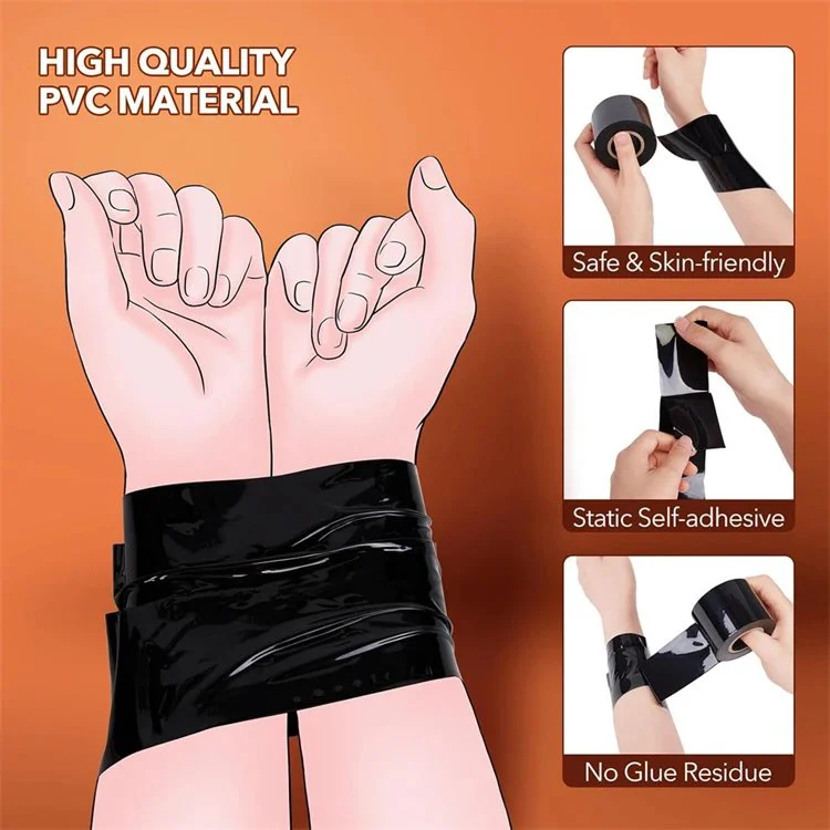 Adult Toys Sexy Binding Tapes Restraint Game Wrap Static Bondage Tape
