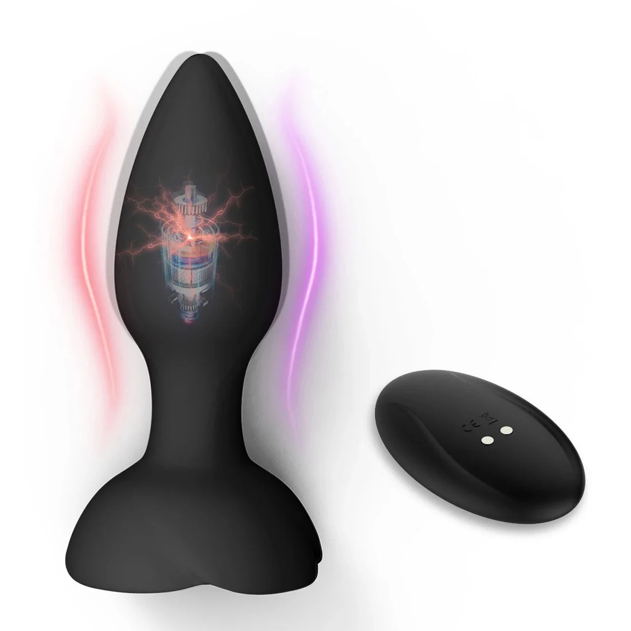 Soft Silicone Vagina Anal Plug Toy Masturbator Remote Control Small Anal Butt Sex Toy for Women Vibrator