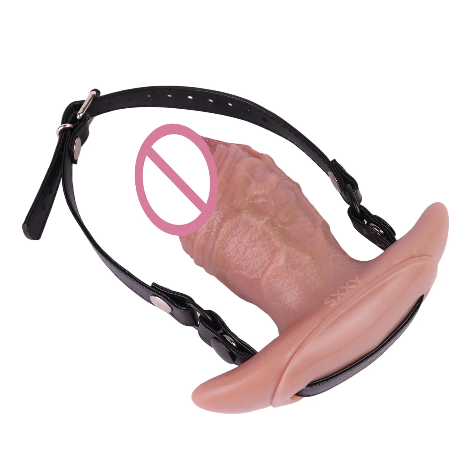 Soft Vibrator Massager Anal Toy Butt Plug Stimulator Masturbation Tools Penetration Vagina Vibrator for Men Women with Belt&tail