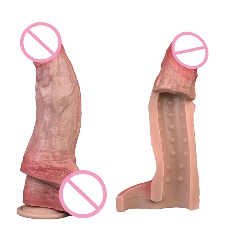 Silicone Dildo Sets Soft and Safe Easy to Carry Penis Extender Experience Feel Realistic Vibrating Penis Sets