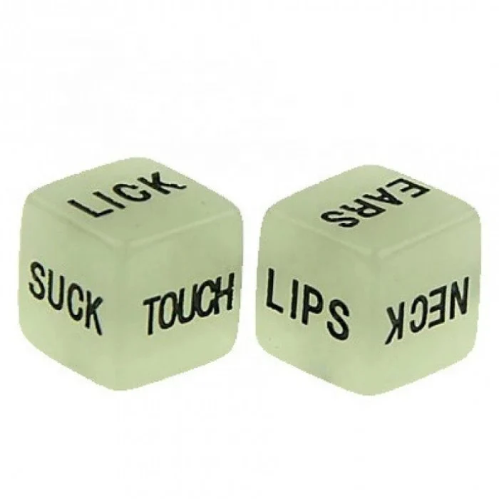 Accessories Glow in Dark Acrylic Sex Dice for Adult Erotic Games