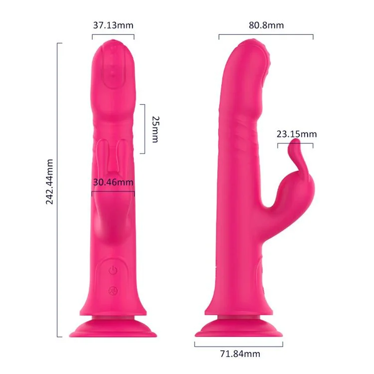 Handheld Clitoral Stimulation Av Wand Massager Vibrator Telescopic Swing Dildo Vibrator Sex Toys for Women
