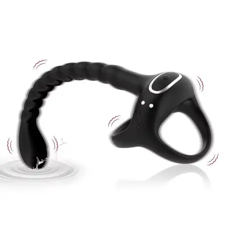 Second Generation APP Remote Control Vibration Lock Ring, Male Ring, Male and Female Co Vibration Masturbator Anal Plug