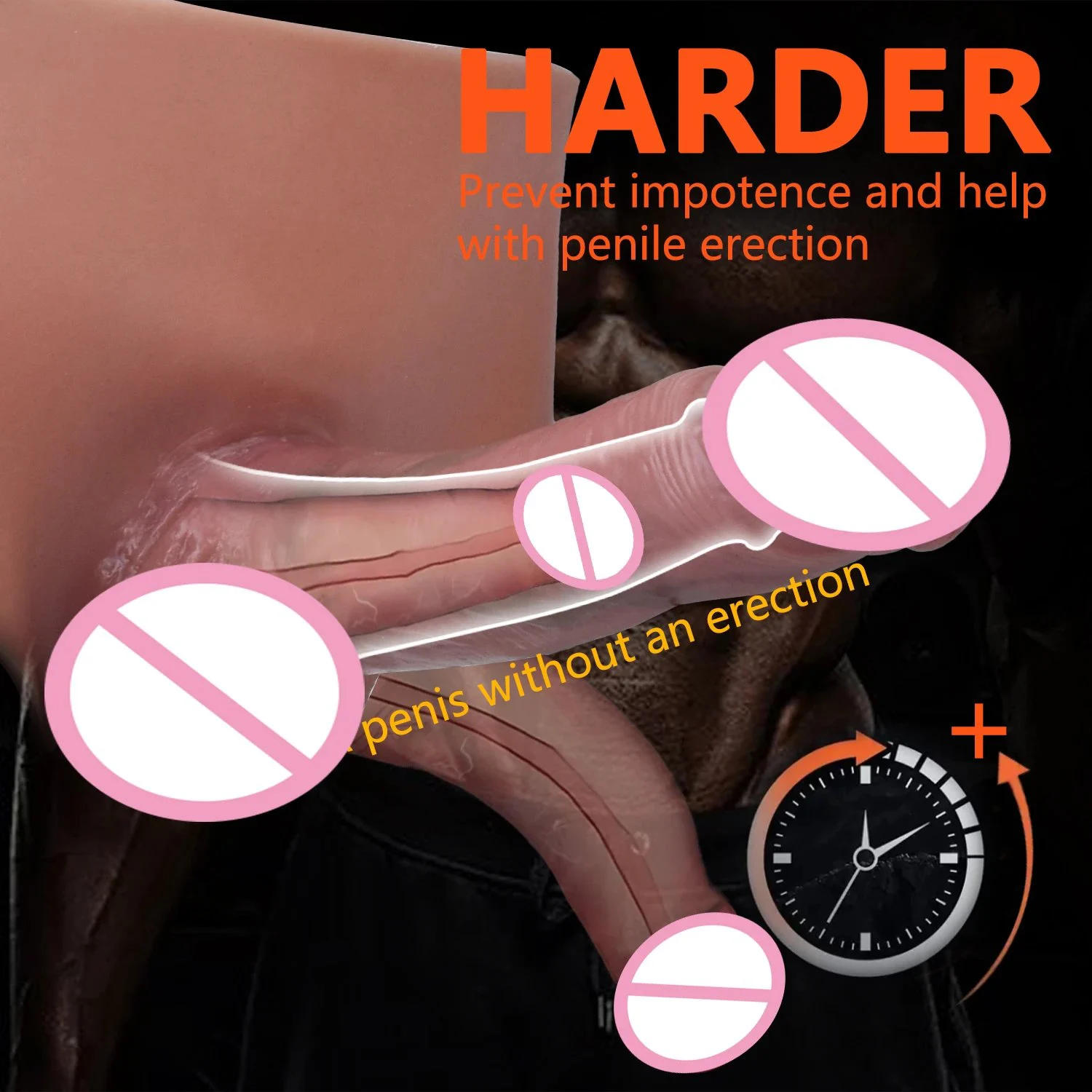 Reusable Realistic Penis Sleeve Delay Ejaculation Cock Sex Product for Men Extended Soft Cock Cover Real Silicone Dildo