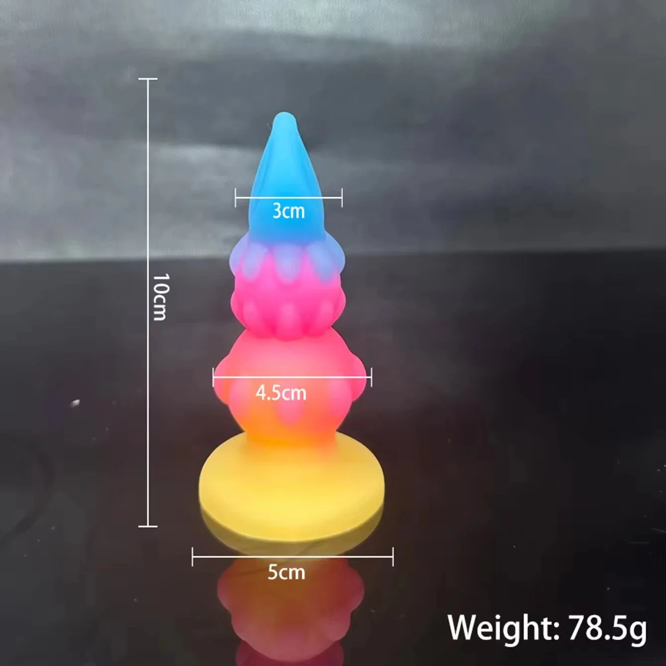 Special-shaped Waterproof Eco-Friendly Anal Plug Masturbation Device for Men and Women