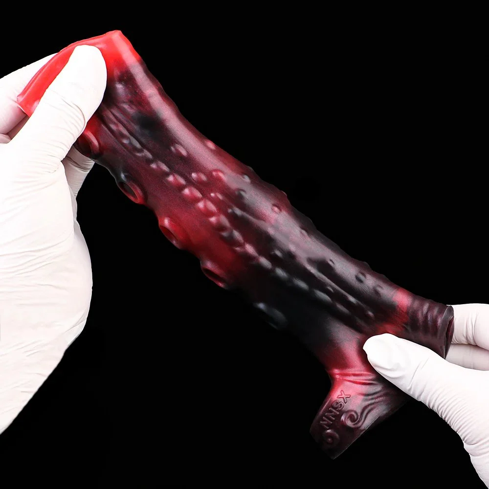 Octopus Tentacles Penis Sleeve Cover Extension Enlargement Granule Clitoris G-spot Stimulate Delay Ejaculation Sex Toys for Men