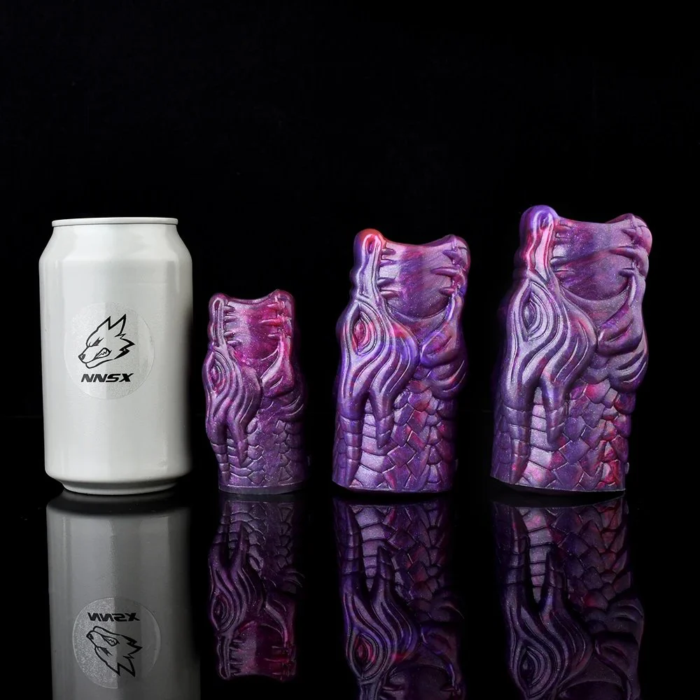 Phantom Sleeve Couple Sex Reusable Penis Extender Penis Sleeve Anal Plug for Men Women