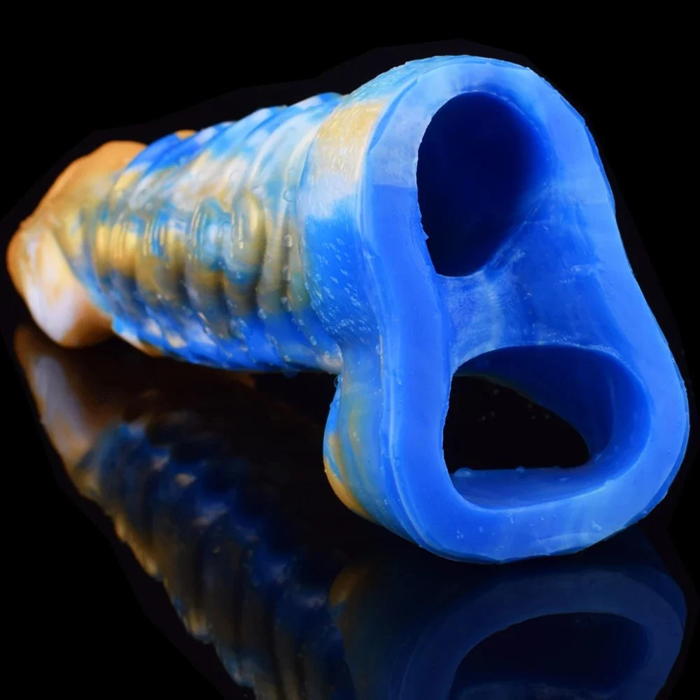 New Color Mens Penis Girth Sleeves Reusable Condoms for Penis Sleeve Enlargement Dick for Men