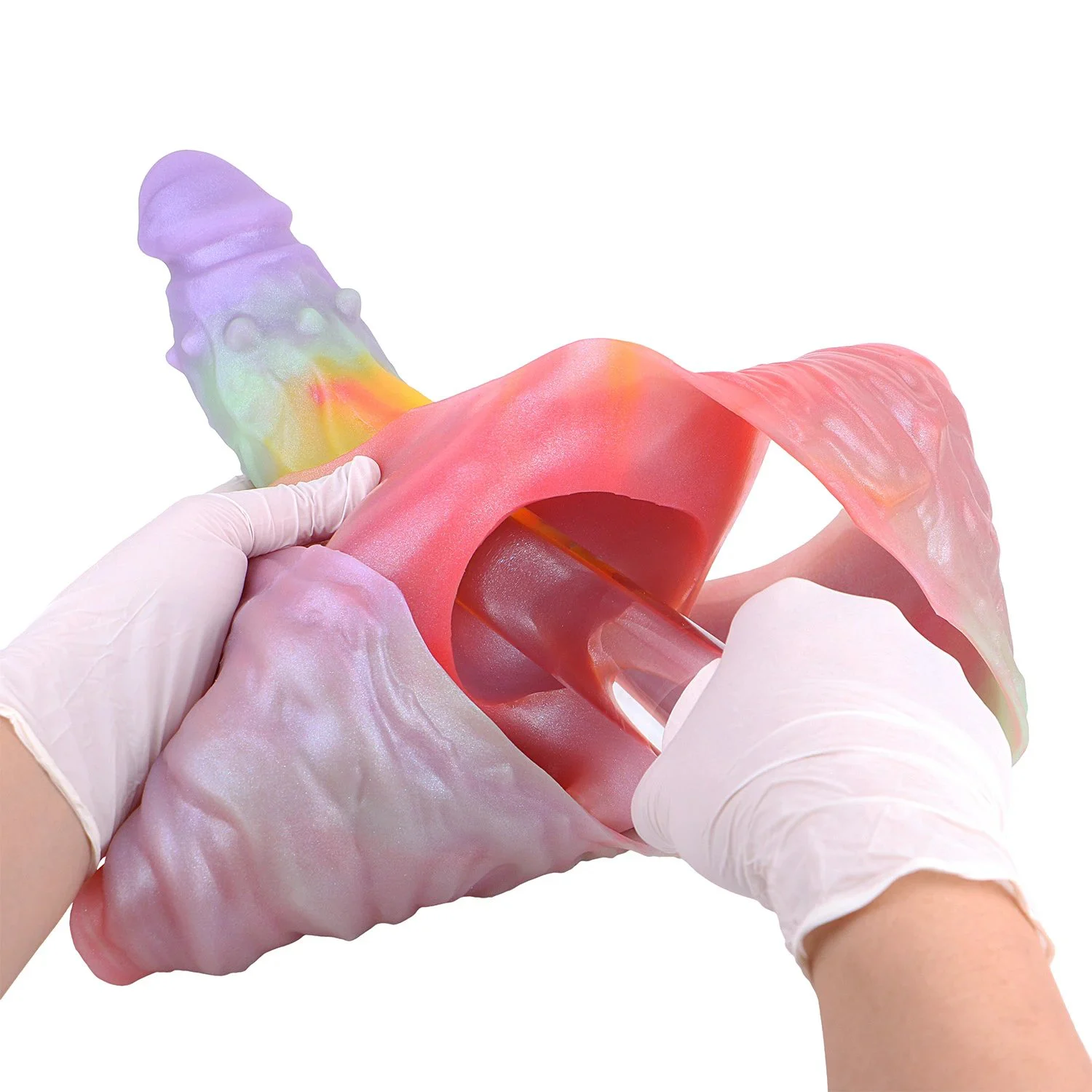 Silicone Hollow Strapon Penis Pants Dildo for Man Realistic Cock Sleeves Masturbators Penis Sex Toys for Man Woman Adult Cosplay
