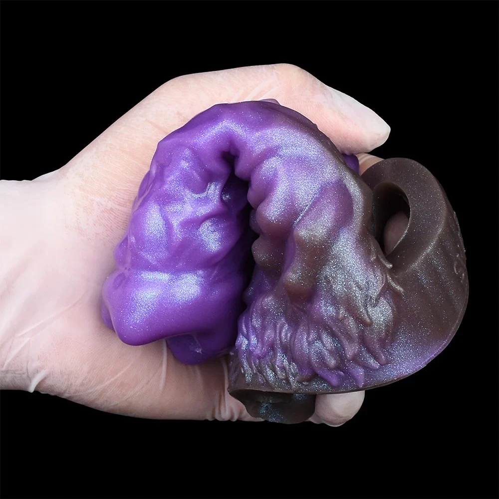 Soft Men Penis Extender Cock Enlargement Male Adult Sex Toy,Girth Extender Enhance Erection with Resin Rod Bracket