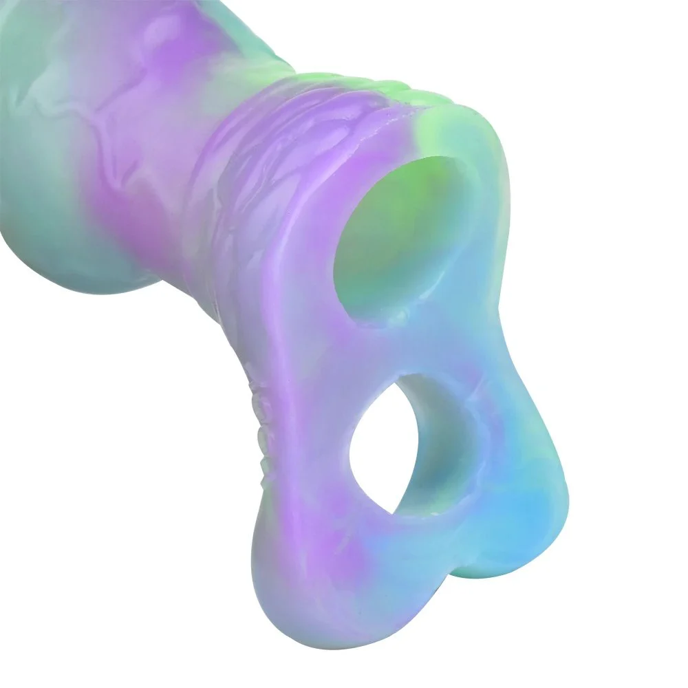 Silicone Penis Cock Sleeve Sex Toys & Enlargement Condoms for Men Adult Store
