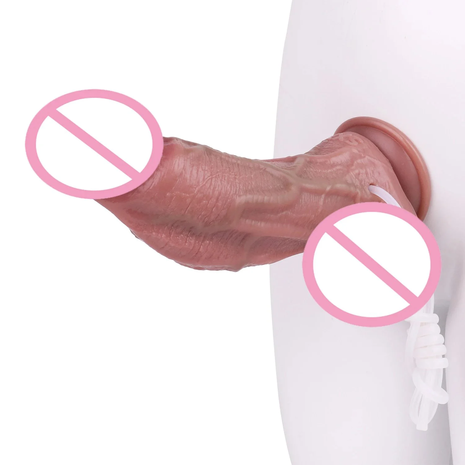 9.6 Inch Realistic Dildo with Suction Cup Squirting Cock Adult Sex Toy Orgsm Ejaculating Dildo Butt Plug Dildo