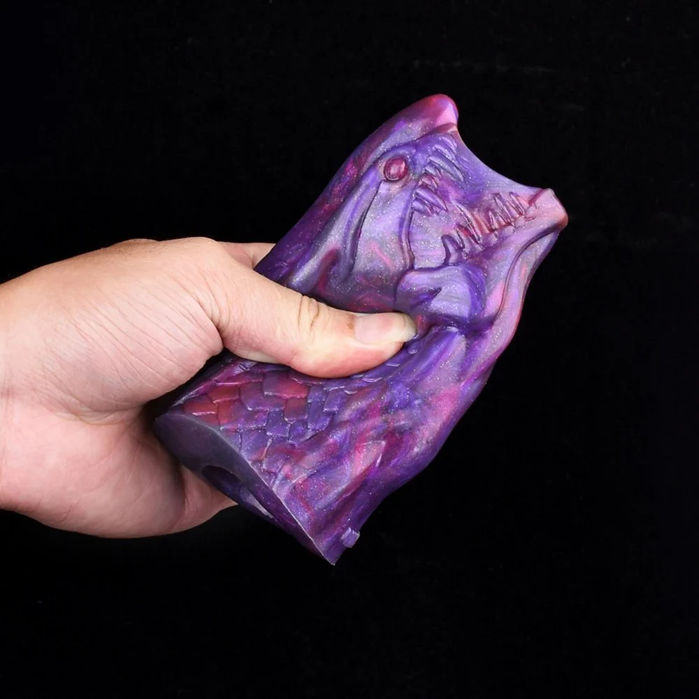 Phantom Sleeve Couple Sex Reusable Penis Extender Penis Sleeve Anal Plug for Men Women