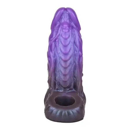 Silicone Realistic Monster Cock Sleeve Girth Enhancer for Men Reusable Pennis Sleeve Girth Enhancer Pennis Sleeve