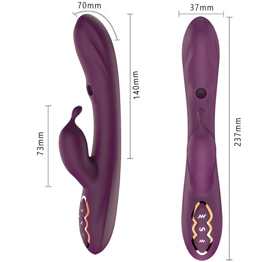 Powerful Vibrators Women Handheld Sex Toy 7 Speeds Mode G-spot Realistic Rabbit Vibrator