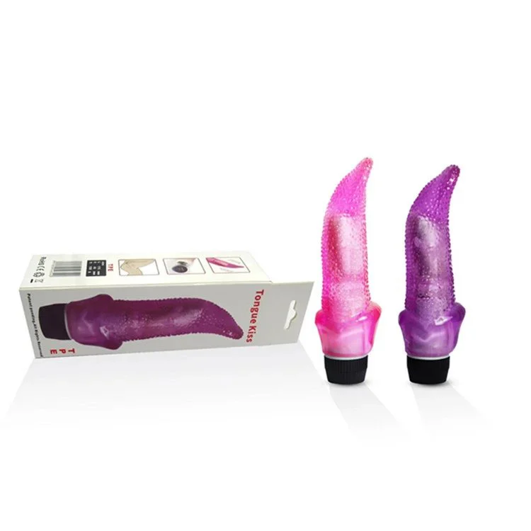 Female Masturbation Sex Toys for Women Realistic TPE Tongue Dildo Vibrator