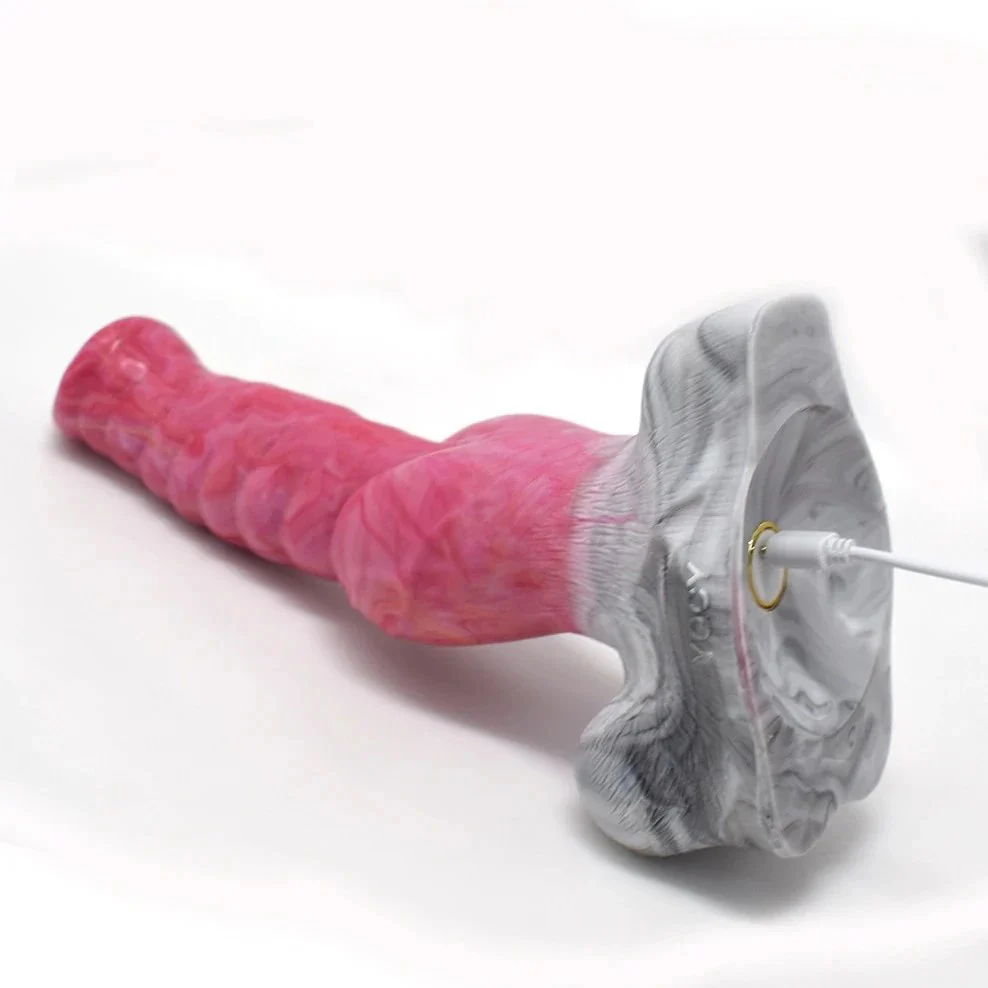 27cm Vibrating Animal Dog Dildo Big Anal Plug Xxx Sex Toys Remote Control Vibrator