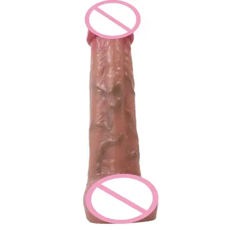 Simulate Large Size Penis Sleeve Enlargement Penis Sex Toy Multi Functional Dildo Girth Enhancer Silicone Dildo for Men