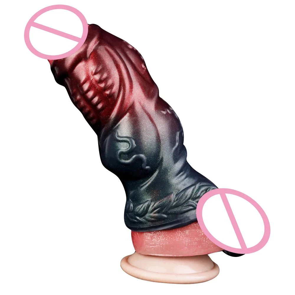 Size up Male Penis Condom, Not Easy to slip off No Trace to Wear the Soft Male Toys Fantasy Dildo Cover for Men