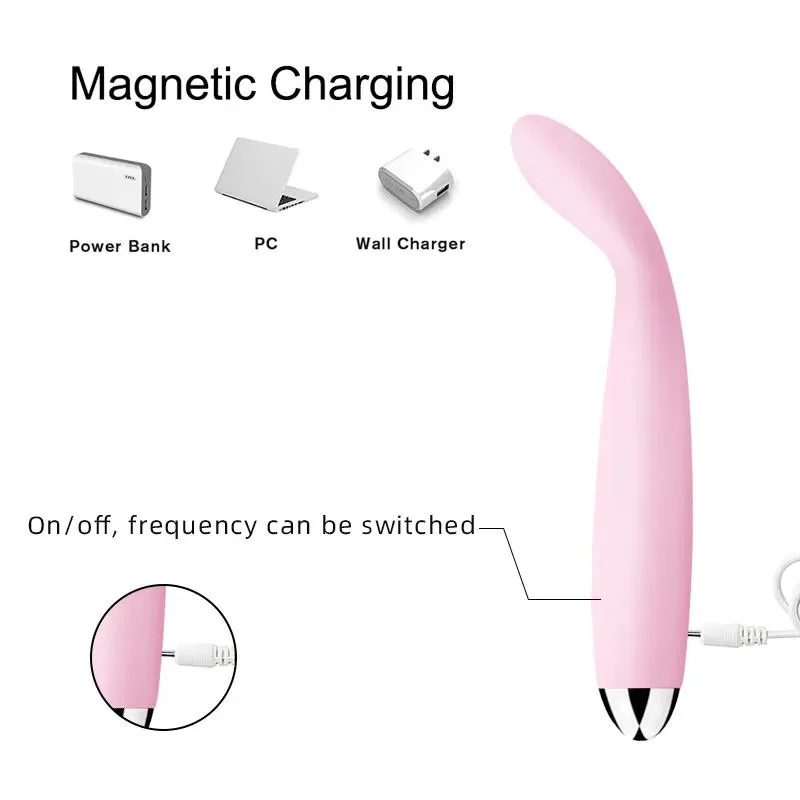 12-Frequency Vibration Wand Women's G-Spot Clitoris Stimulator Sex Toys Vibrator Adult Toy