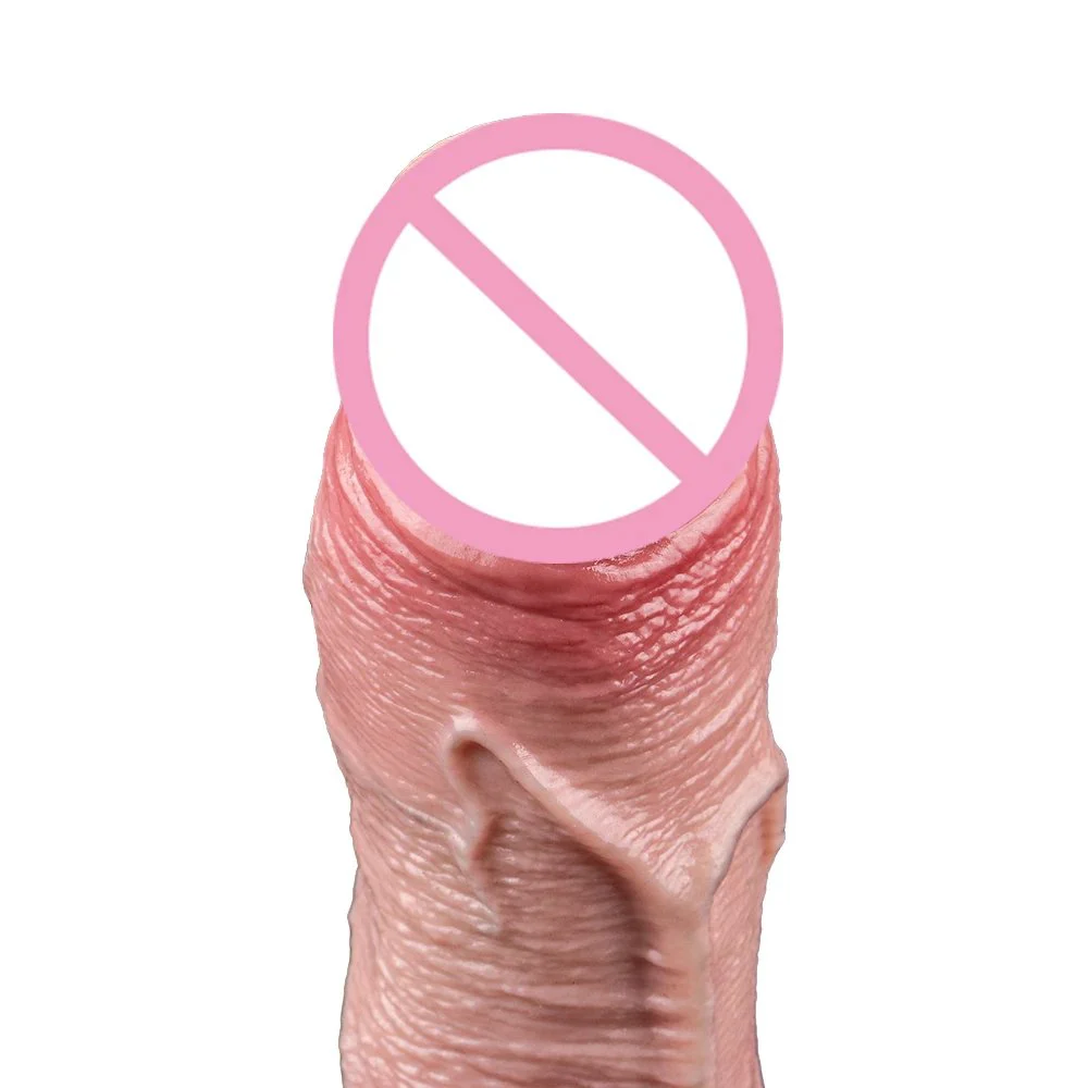Soft Liquid Silicone Cock Sleeves 6.8'' Realistic Dildo Sleeve Sheath Penis Sleeve Male Sex Toy Extender for Man